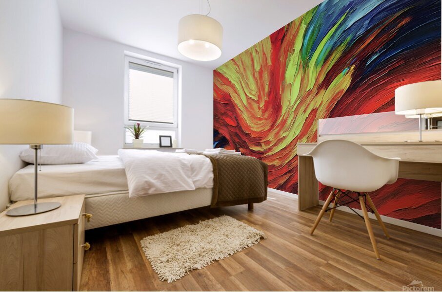 Fiery Soul Mural print