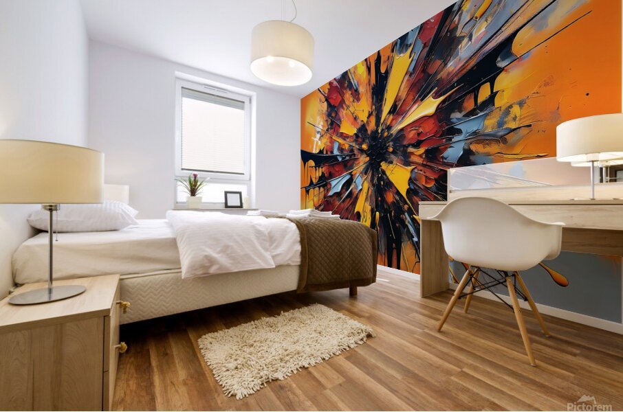 Explosive Energy Mural print