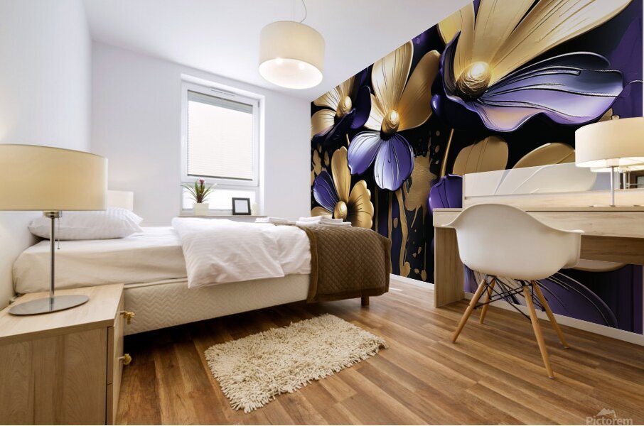 Lavender Lustre Mural print