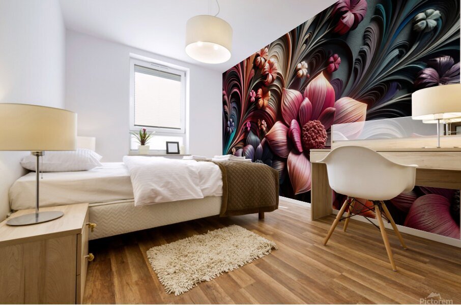 Floral Tapestry Mural print