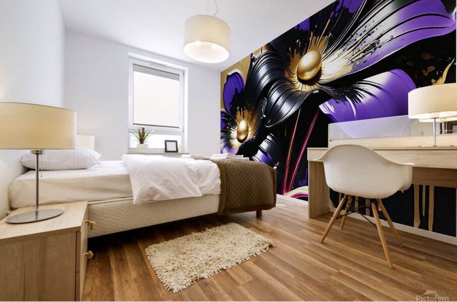 Purple Reign Mural print