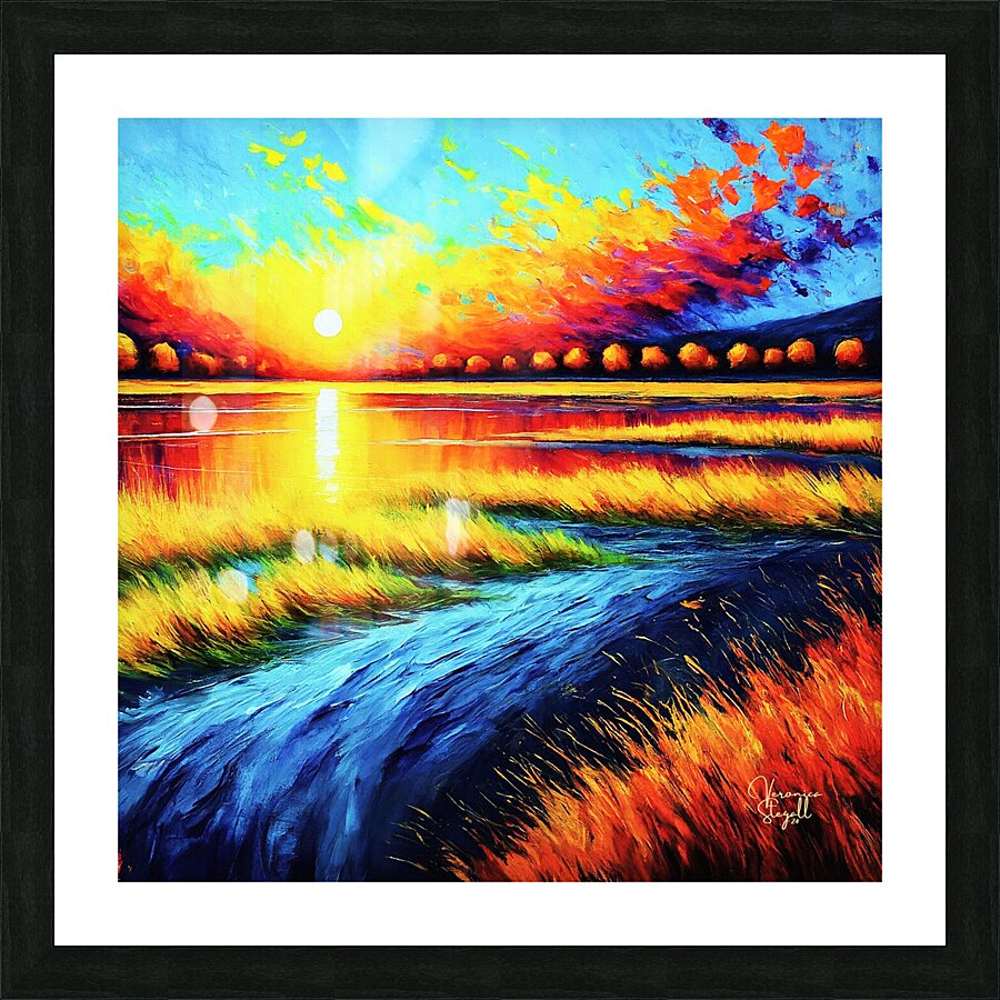 Golden Hour Picture Frame print