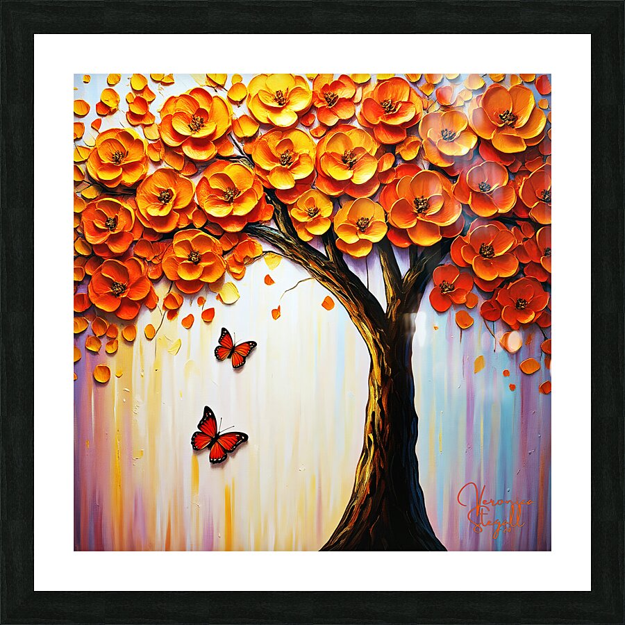 Golden Symphony Picture Frame print