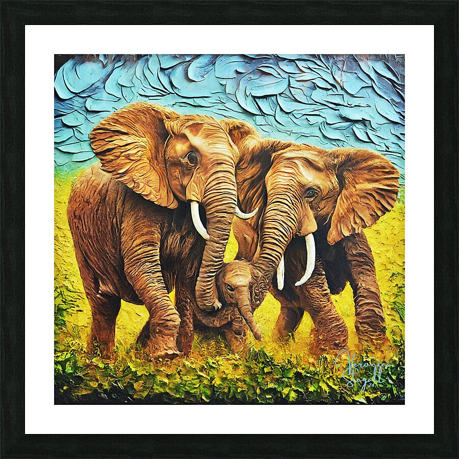A Familys Bond Picture Frame print