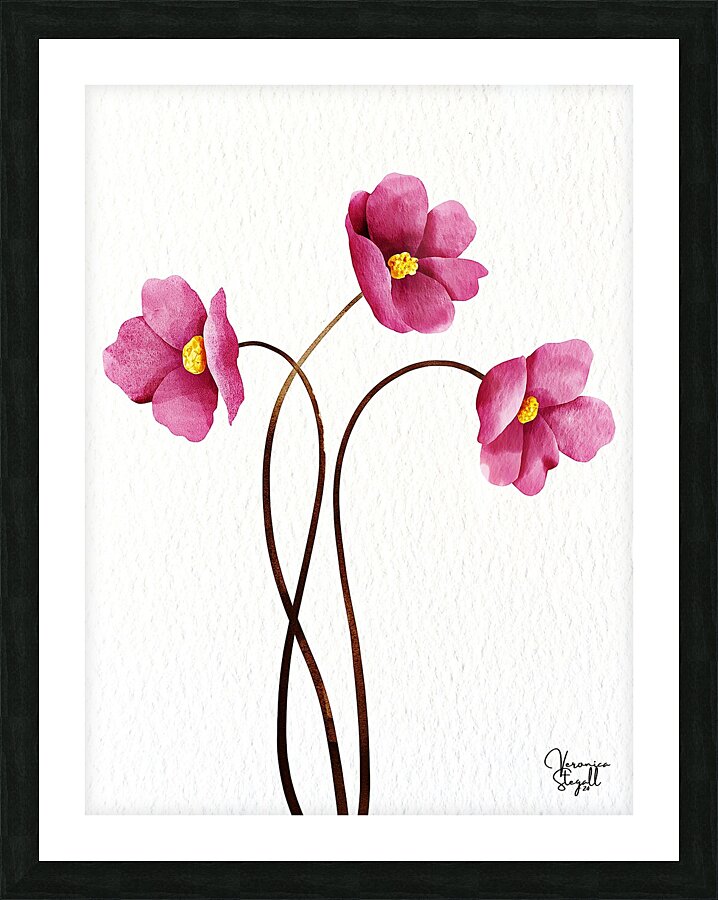 Delicate Dance Picture Frame print