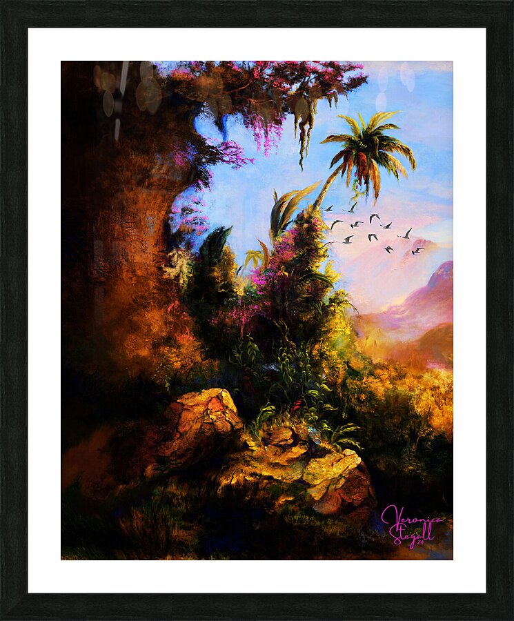 The Jungle Picture Frame print