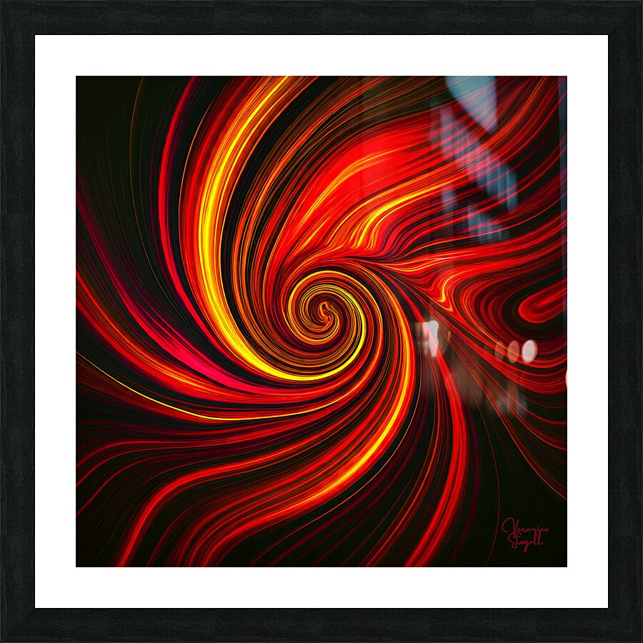 Inferno Picture Frame print
