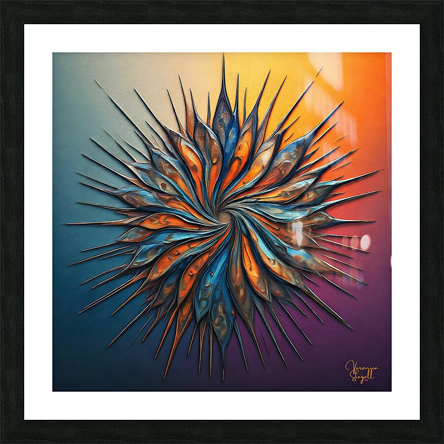 Cosmic Bloom  Picture Frame print