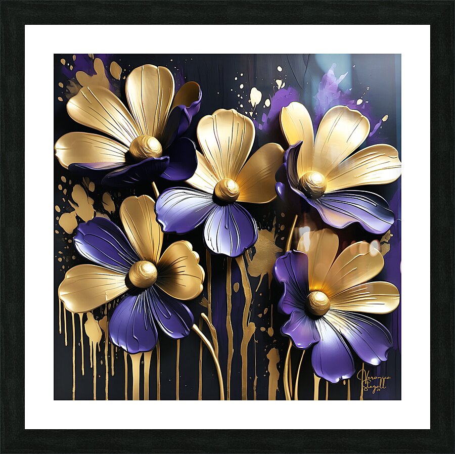 Lavender Lustre Picture Frame print