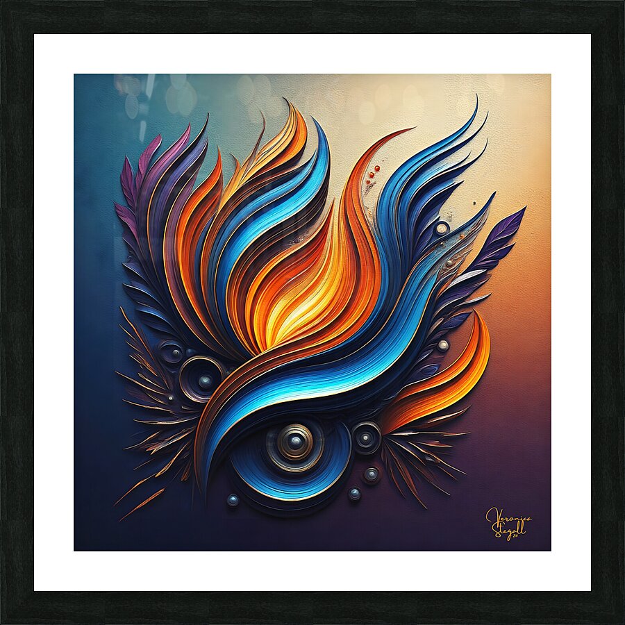 Mystic Eye Picture Frame print