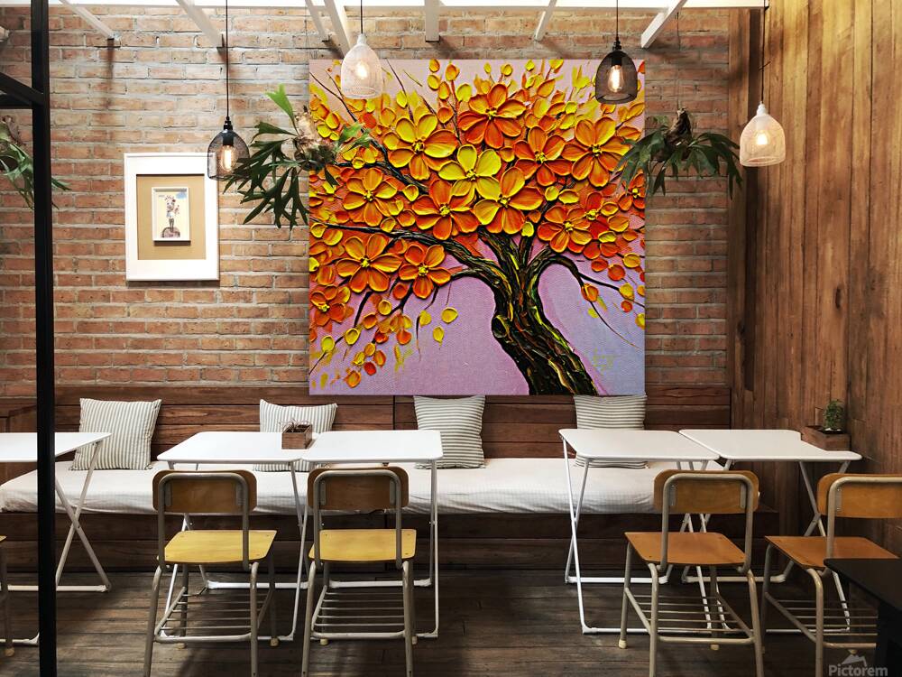 Golden Blossoms Reproduction