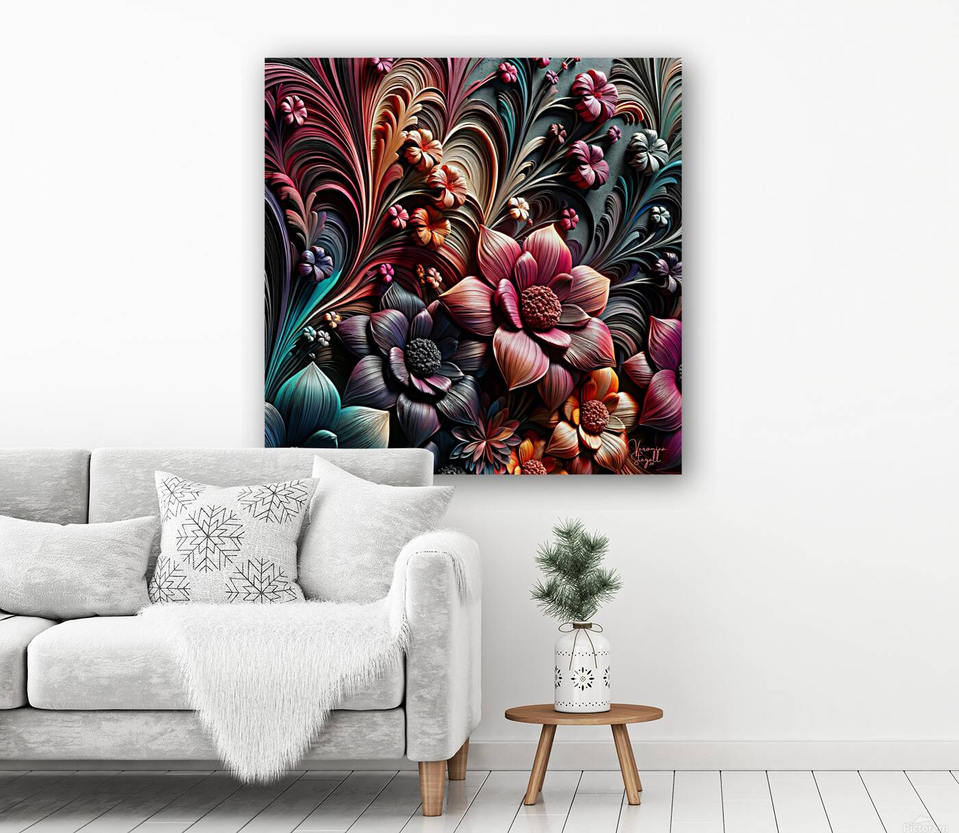 Floral Tapestry Reproduction