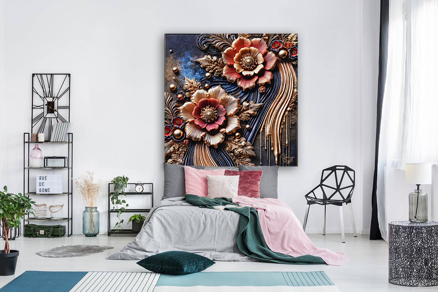 Opulent Bloom  Reproduction
