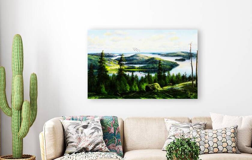 Lake in the Mountains by Veronica Stegall