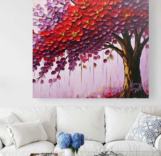 Crimson Cascade by Veronica Stegall
