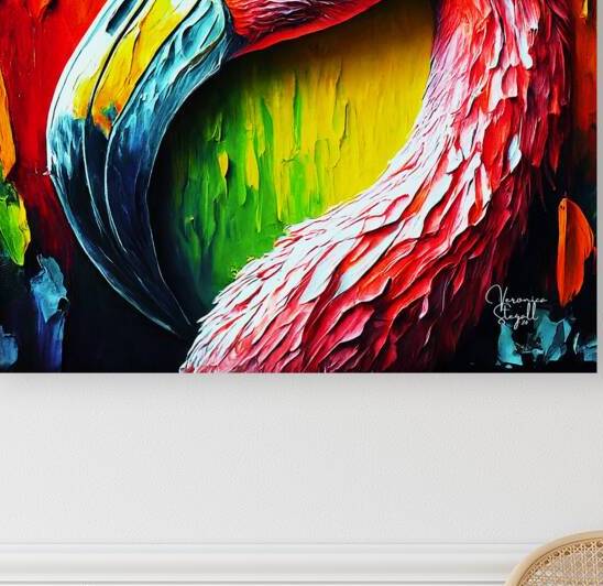 Flamingo Elegance by Veronica Stegall