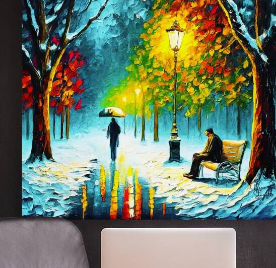 Solitary Stroll by Veronica Stegall