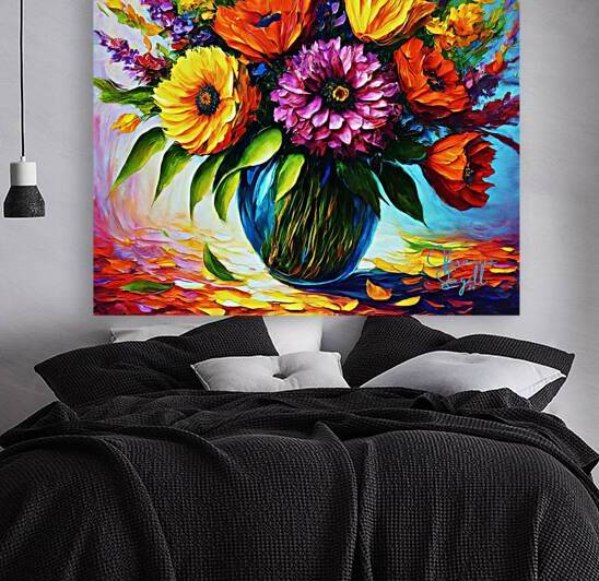 Vibrant Bouquet by Veronica Stegall