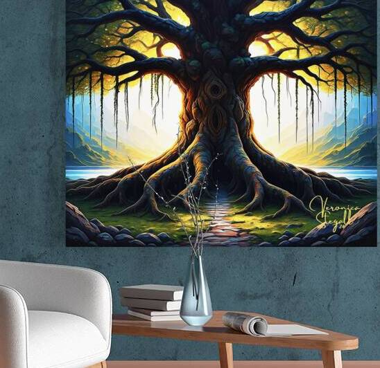 Mother Tree of Humanity by Veronica Stegall