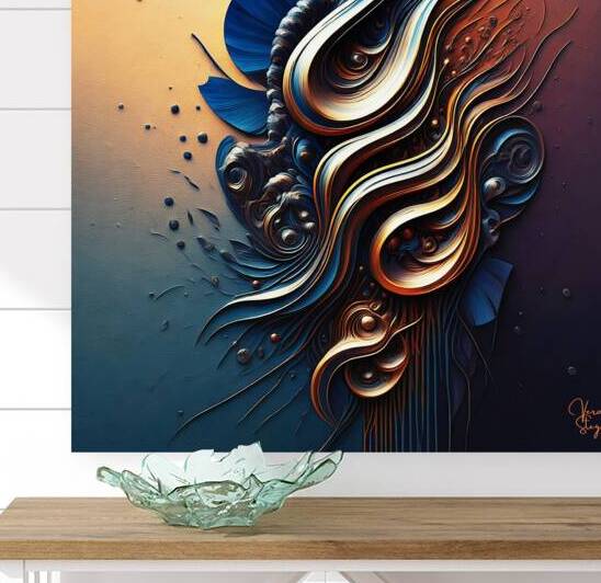 Metallic Dreamscape by Veronica Stegall