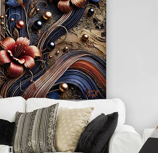 Metallic Bloom by Veronica Stegall