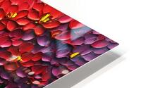 Crimson Cascade HD Metal print