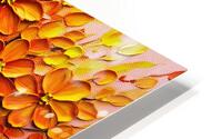 Golden Blossoms HD Metal print