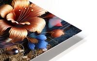 Metallic Bloom HD Metal print