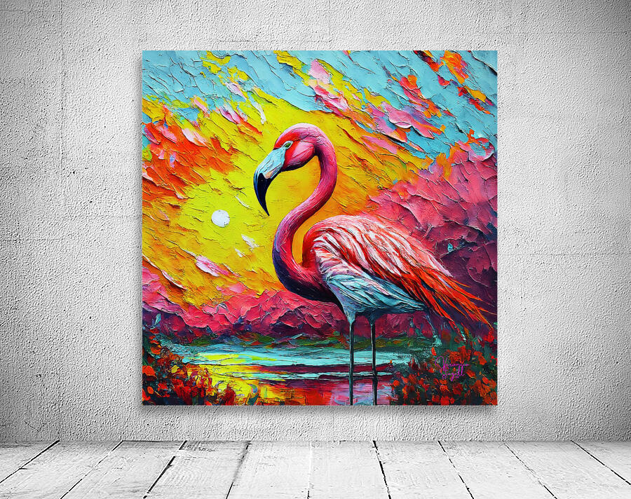 Flamingo Fire Wall Preview