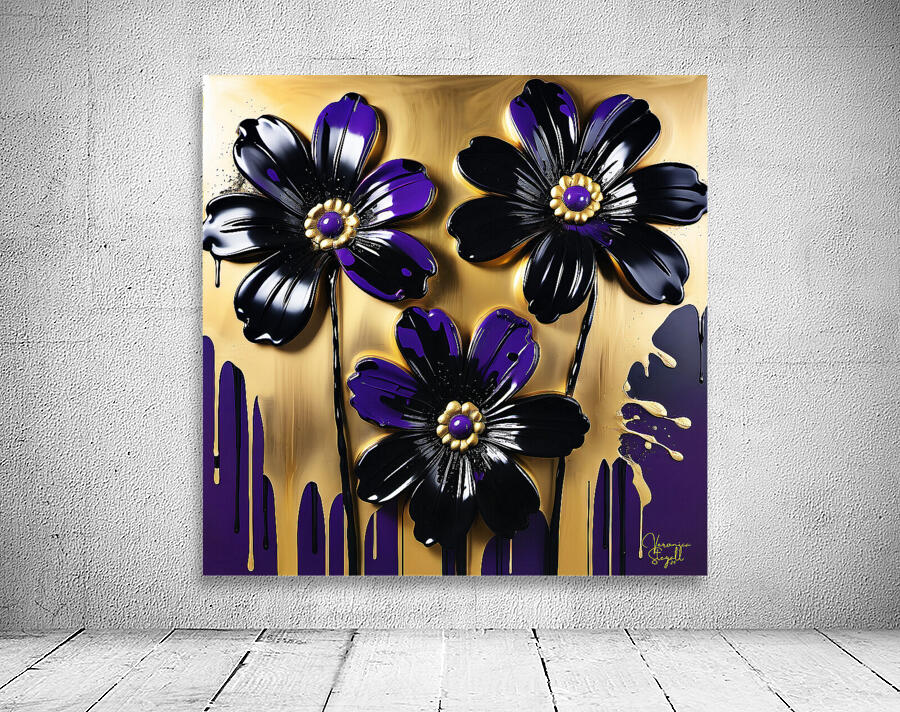 Midnight Bloom Wall Preview