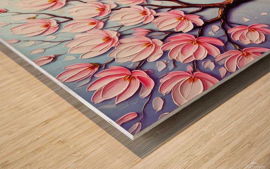 Magnolia Mirage Wood print