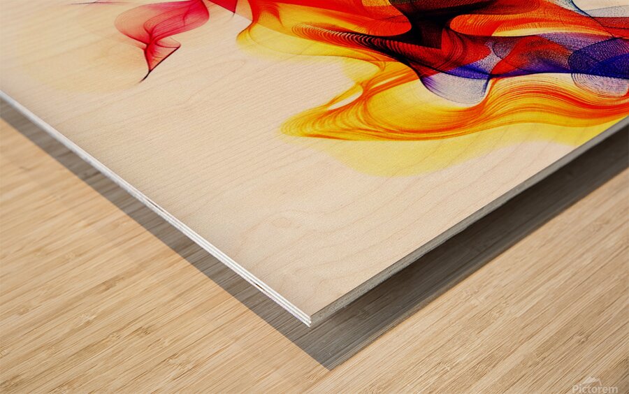 Ethereal Dance Wood print