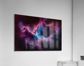Violet Nebula Acrylic Print