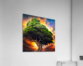 Powerful Tree at Sunset Acrylic Print
