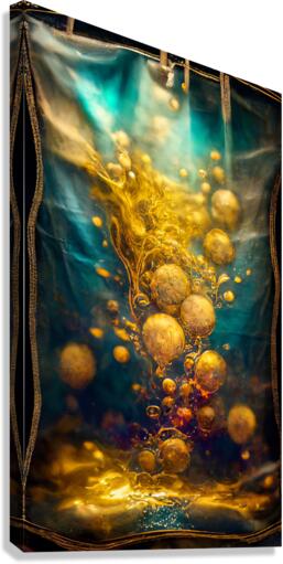Golden Infusion Canvas Print