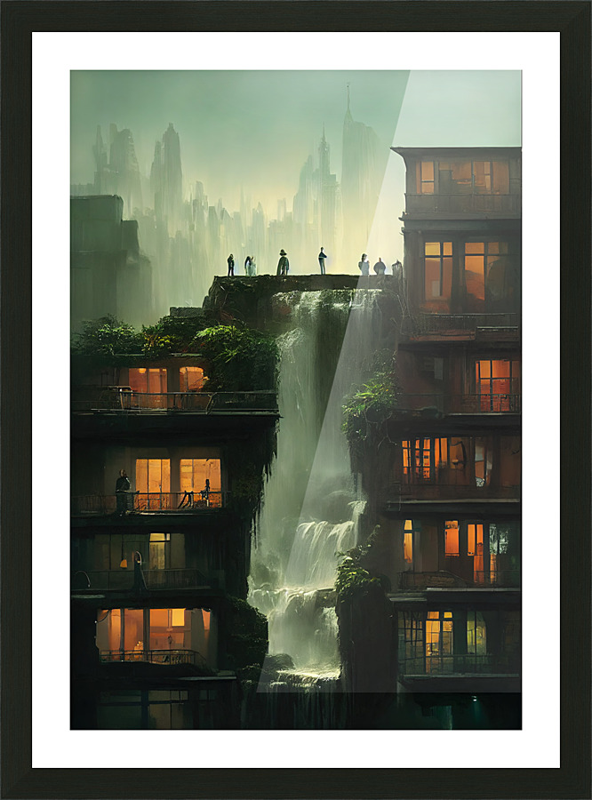 [Waterfalling] Picture Frame print