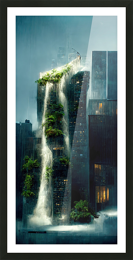 [Waterfalling] Picture Frame print