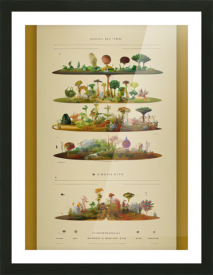 [Fantasy Ecosystems] Picture Frame print