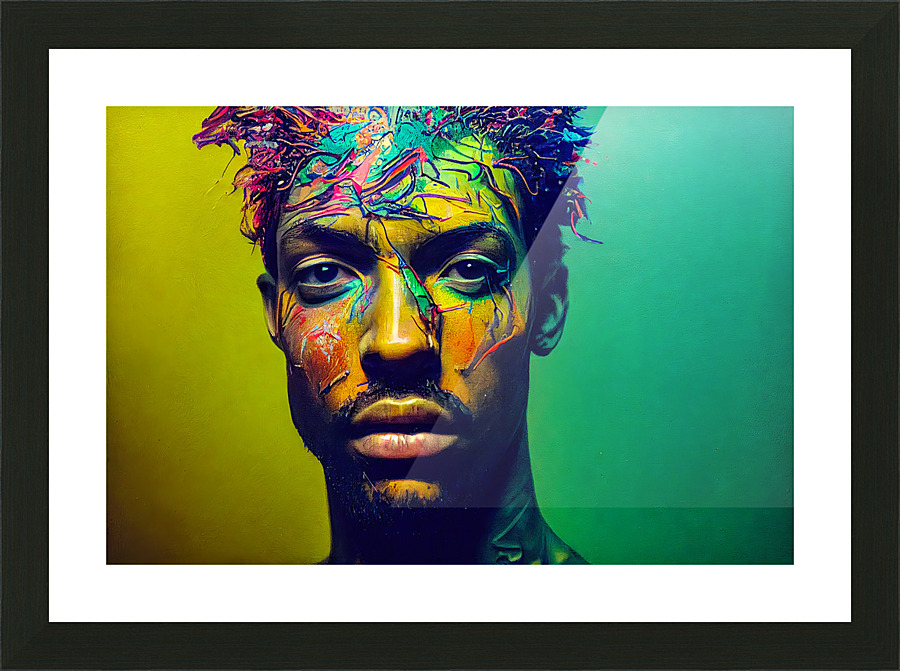 [Vibes Splash Portrait] Picture Frame print