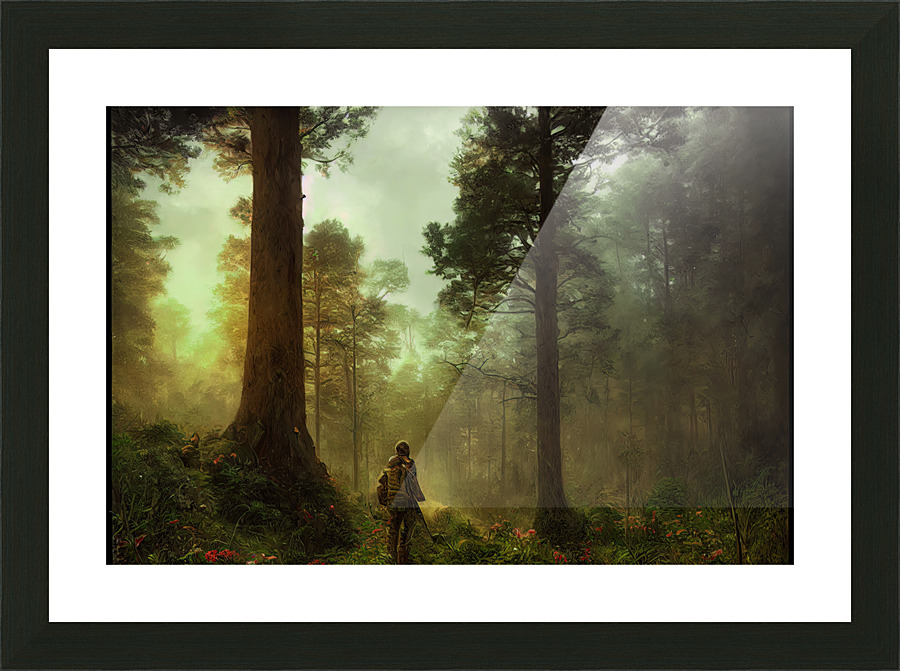 Forest Adventurer Picture Frame print