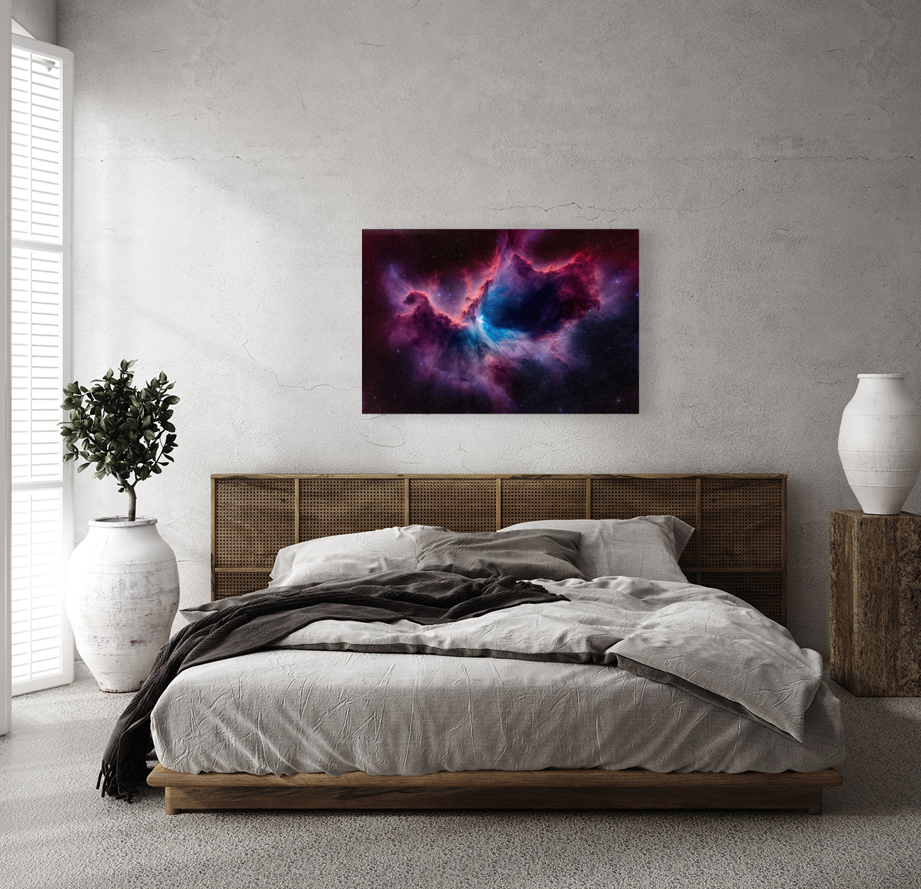 Violet Nebula Reproduction