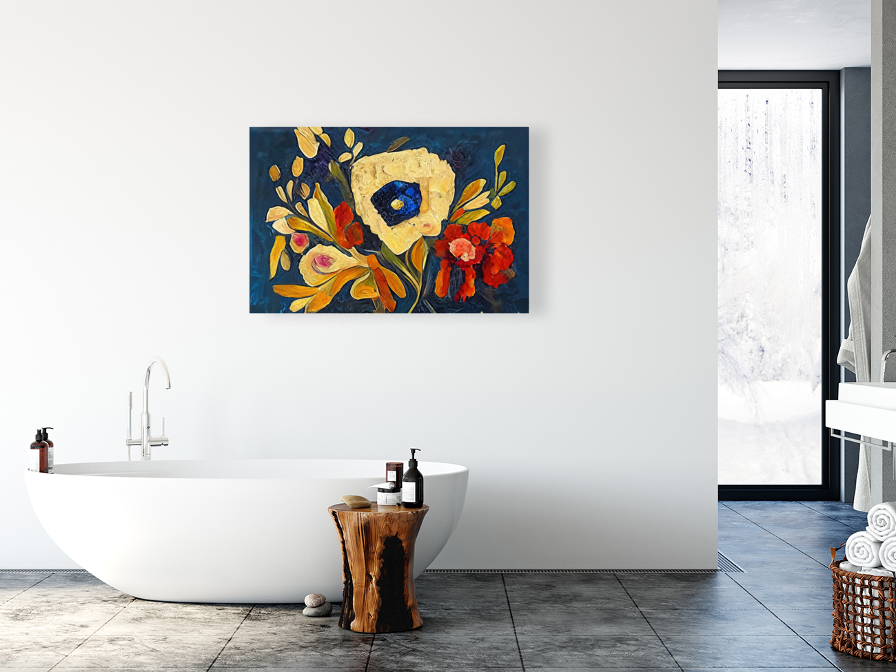[Impasto Poppies] Reproduction