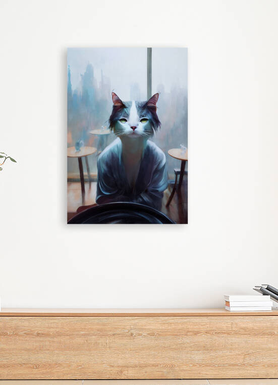 [Tea House Cat] by Cyberimpressions LLC