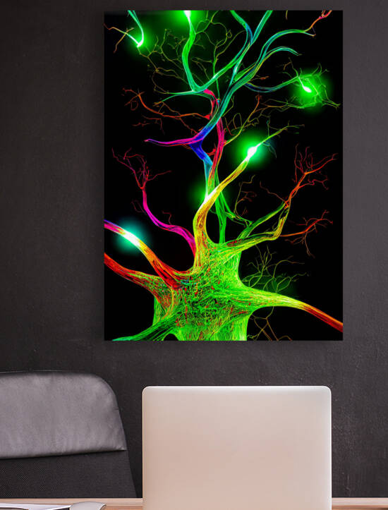Neon Neuron by Cyberimpressions LLC