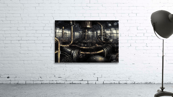 Steampunk tokamak Wall Preview