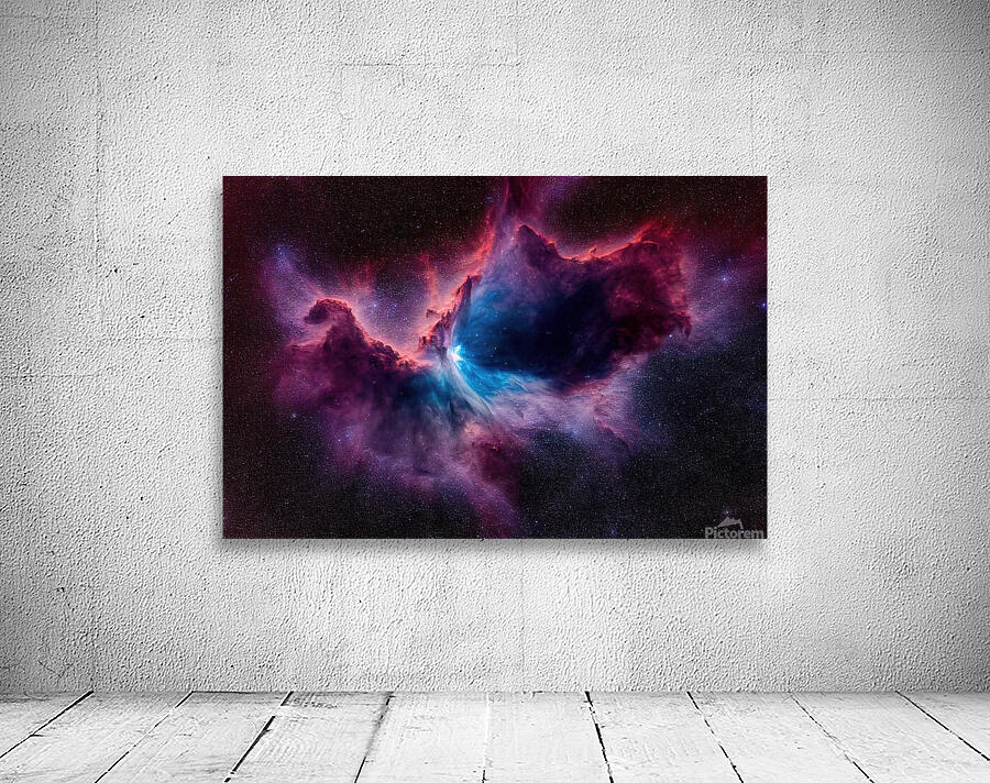 Violet Nebula Wall Preview