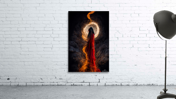 Fire Personified Wall Preview
