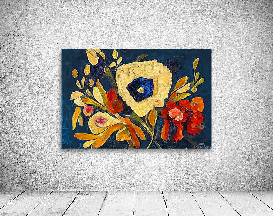 [Impasto Poppies] Wall Preview