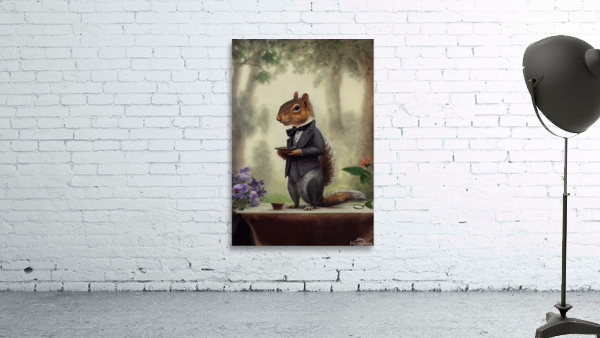[Gentleman Squirrel] Wall Preview