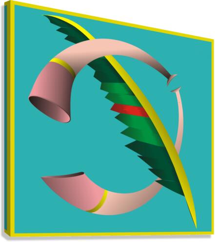 logo horn 856 Canvas Print